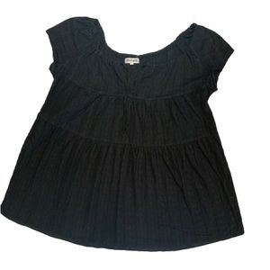 MADE IN CHINA, Bought in JAPAN: Black Maternity shirt